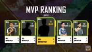 MVP ranking after day 9